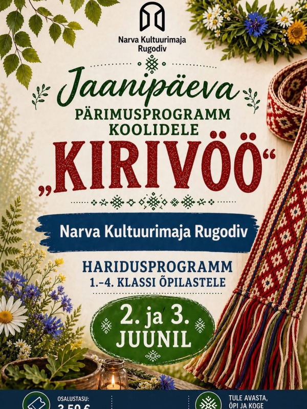 Jaanipäeva pärimusprogramm koolidele 
