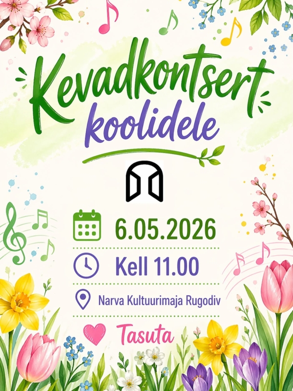 Kevadkontsert koolidele!